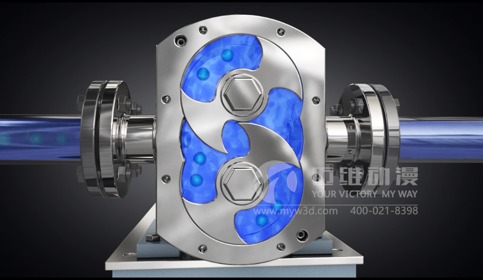 凸輪式轉子泵產品演示動畫 凸輪式轉子泵產品演示動畫