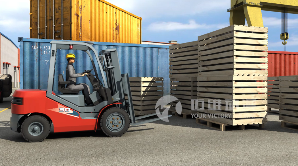 叉車安全智能管理平臺三維動畫 叉車安全智能管理平臺三維動畫