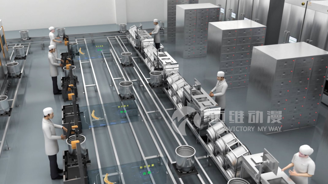 智能化中藥煎制三維動畫 智能化中藥煎制三維動畫