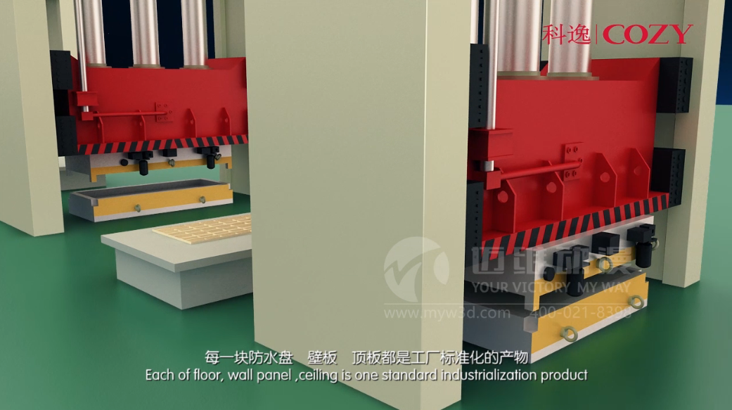 整體衛(wèi)浴是否適合家庭使用？產(chǎn)品演示三維動(dòng)畫為你揭曉謎題(圖2)