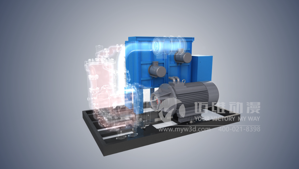 雙螺桿壓縮機(jī)三維動畫 雙螺桿壓縮機(jī)三維動畫