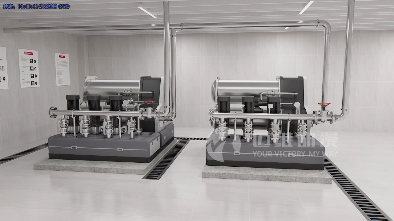 二次供水系統(tǒng)，三維動(dòng)畫制作方式！(圖2)