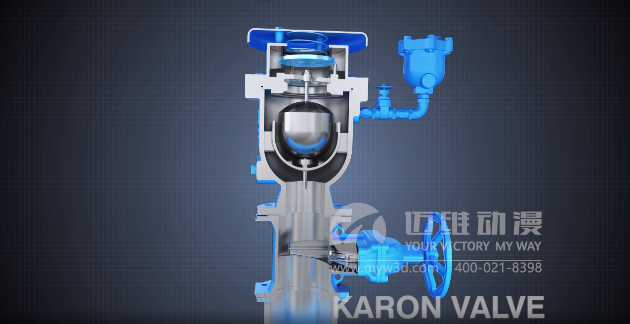 邁維三維動(dòng)畫——排氣閥的動(dòng)畫演示原理(圖1) 邁維三維動(dòng)畫——排氣閥的動(dòng)畫演示原理(圖1)